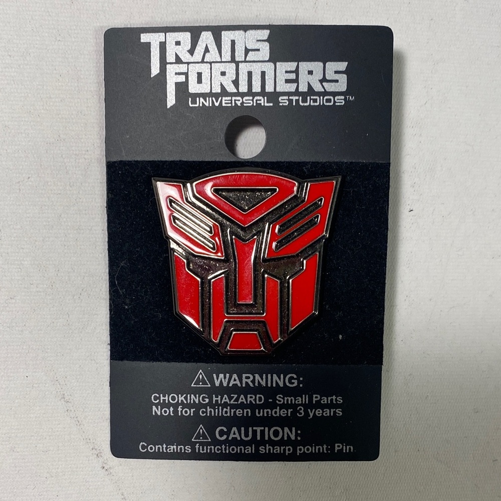 Hasbro Transformers Universal Studios Blue Pin